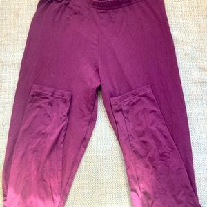 Purple-red girls leggings